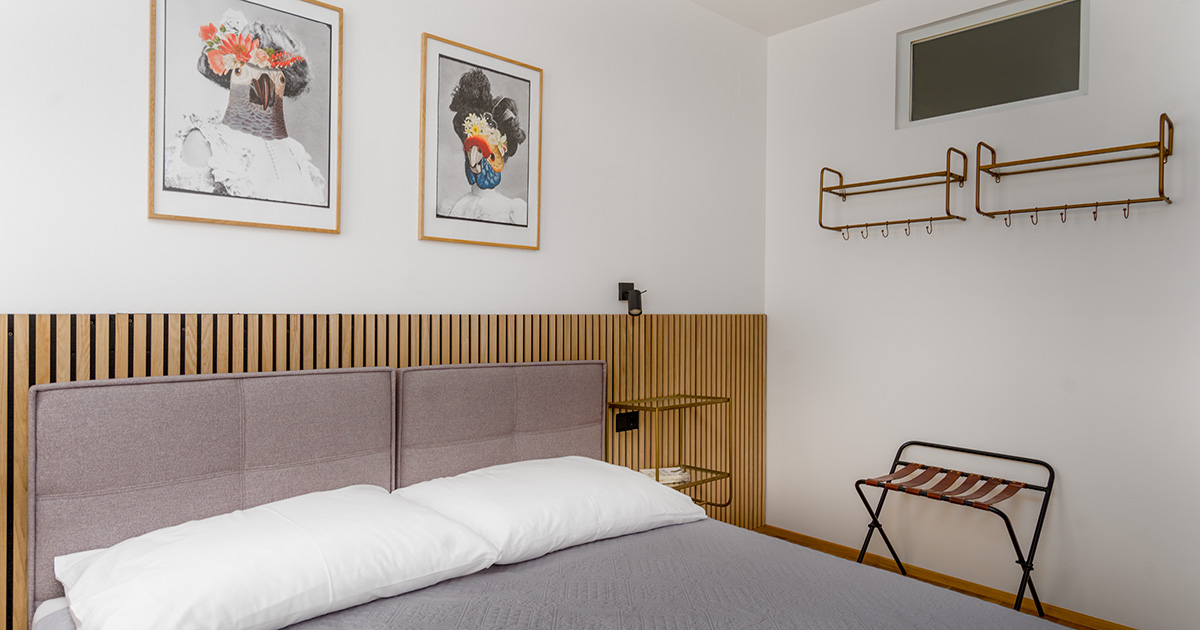 Diseño interior de un bloque de apartamentos turísticos en el corazón de Viena